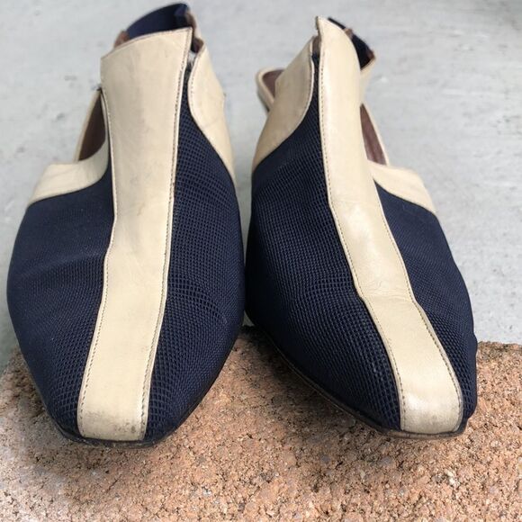 Vintage Luc Berjen slingbacks - Picture 4 of 10